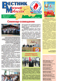 Вестник Могилевоблгаза №22